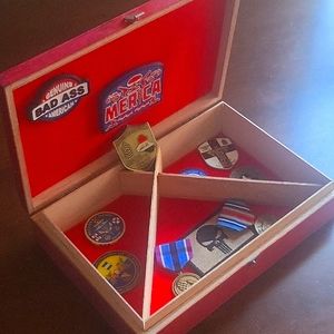 Custom Marine "Devil Dog" Treasure box